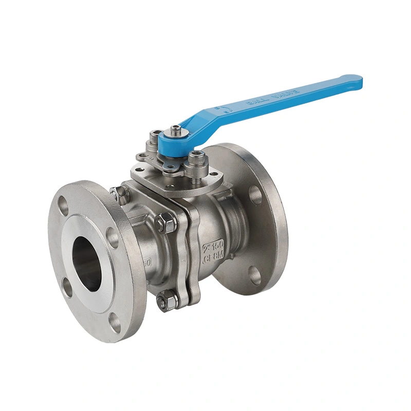 ANSI 150LB سٹینلیس سٹیل فلینگڈ بال والو